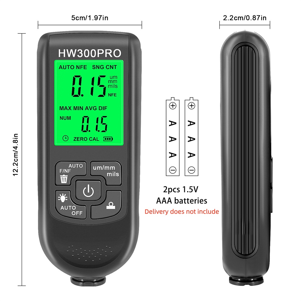 HW-300PRO Coating Thickness Ga - Paint Thickness Gauge review and price